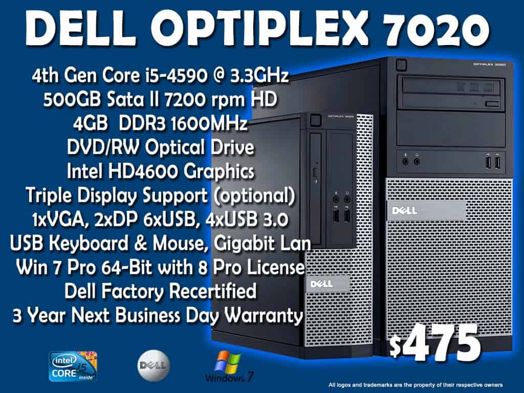 Dell Optiplex 70 Sff W81p I5 4590 Wholesale Computers Technology