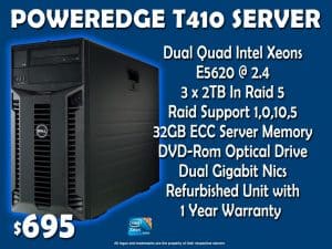 Poweredge T410 Server